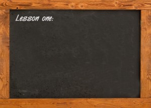 Some lessons don't come from a blackboard